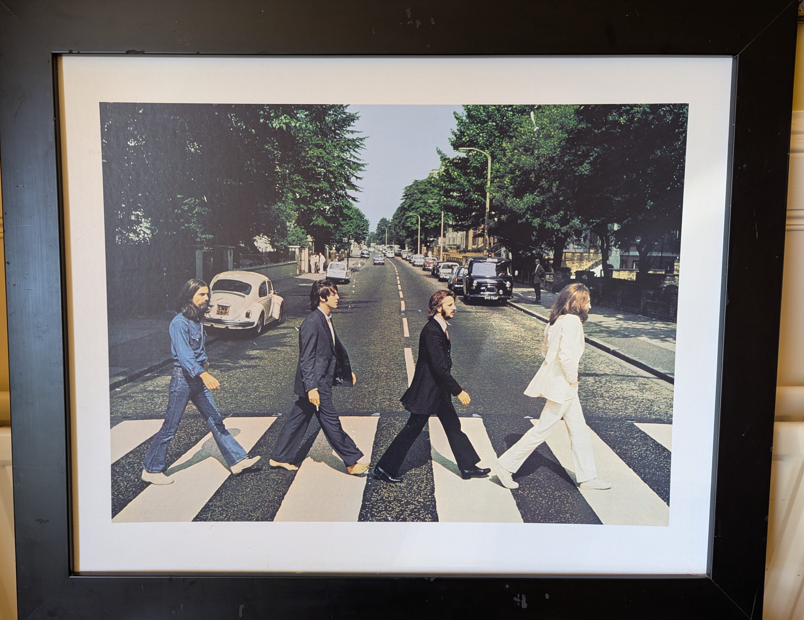 Framed Print - The Beatles Abbey Road Crossing